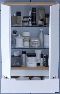 Шкаф СанТа Лондон 424004 60см белый